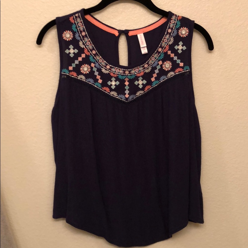 Xhilaration Aztec Pattern Tank Top